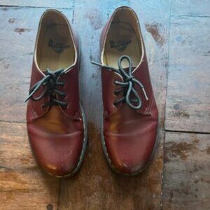Dr. Martens 1461 Cherry Red Leather Oxford Shoes Men’s Size 10